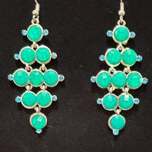 Green & Blue Tone Earrings